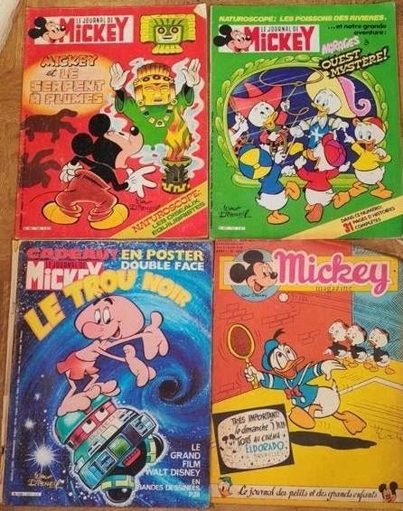 Le journal de Mickey, Livres, Plusieurs comics, Enlèvement, Utilisé