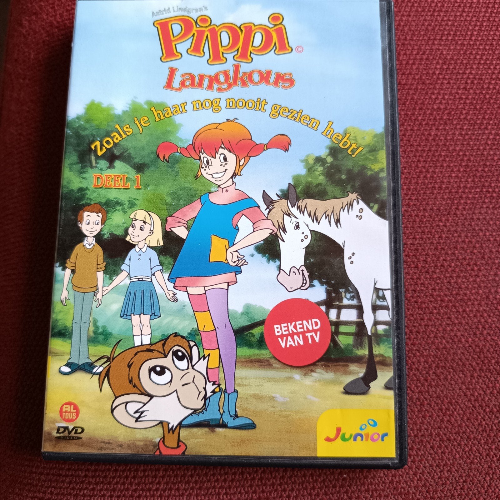 dvd Pippi Langkous, Ophalen of Verzenden
