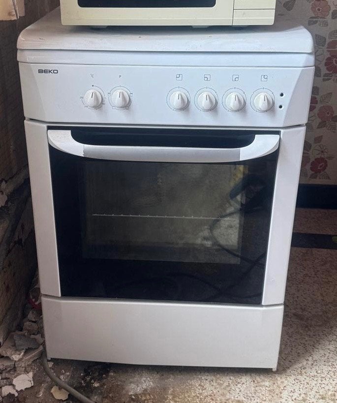 Vrijstaande Beko oven met fornuis, Elektronische apparatuur, Ophalen, Oven, 60 cm of meer, Vrijstaand