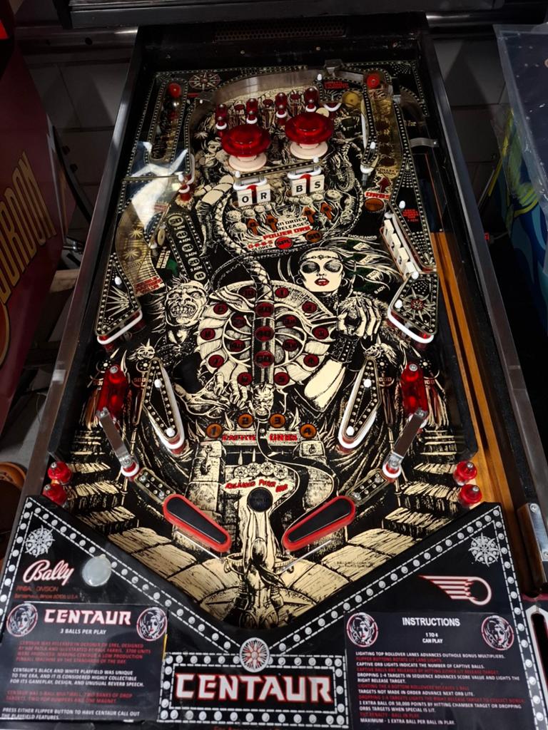 Bally Centaure, Collections, Machines | Flipper (jeu), Enlèvement