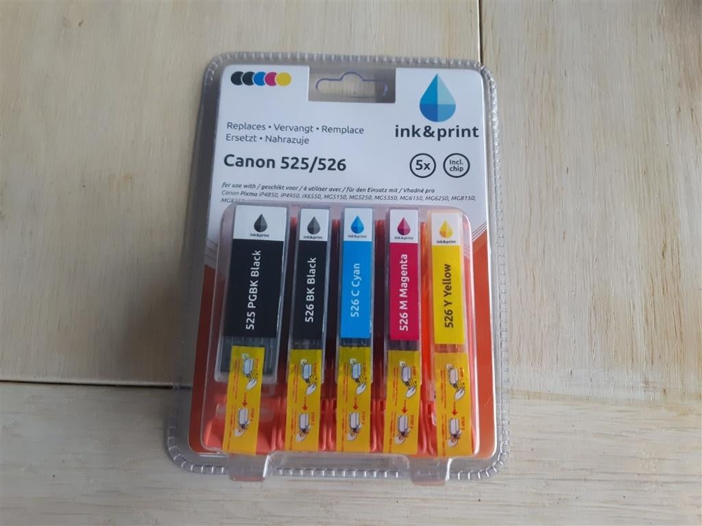 Inktpatronen Canon 525 Canon 526., Ophalen of Verzenden, Nieuw, Cartridge, Canon