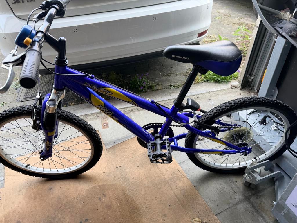 Diamond 20” Kinderfiets van topkwaliteit 6-10 jaar, Fietsen en Brommers, Ophalen, Zo goed als nieuw, Velgrem, 16 tot 20 inch