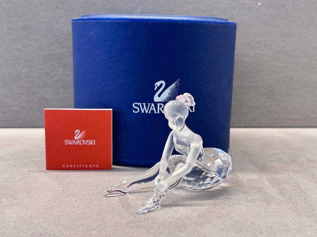Swarovski Ballerina zittend, Verzamelen, Swarovski, Nieuw, Figuurtje, Ophalen of Verzenden