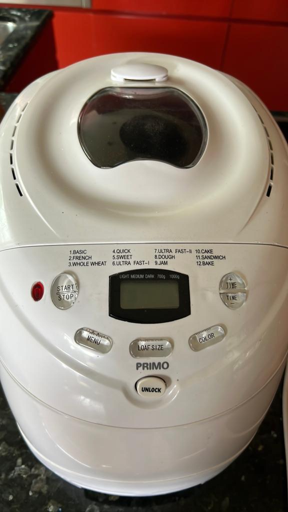 Primo broodbakmachine, Enlèvement, Utilisé