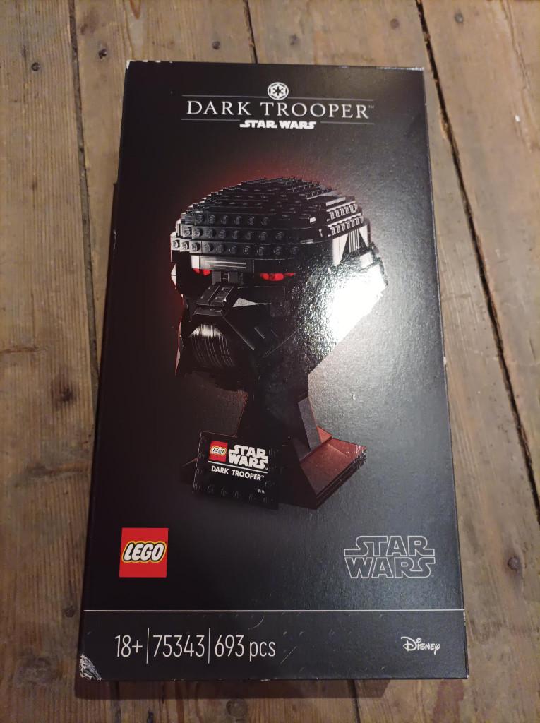 Lego 75343 Star Wars Darktrooper-helm verzegeld, Star Wars, Lego, Nieuw, Ophalen of Verzenden