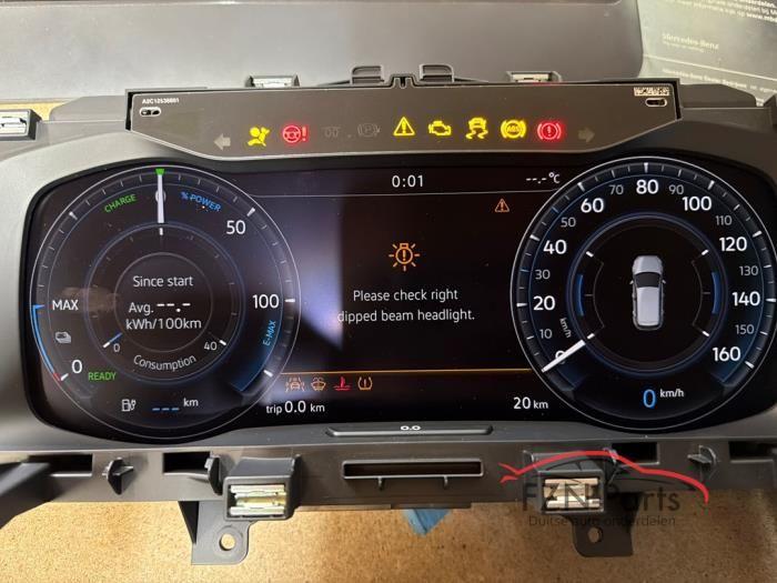 VW Golf 7 E-Golf Digitale Teller Kilometerteller Virtual coc, Enlèvement ou Envoi, Utilisé