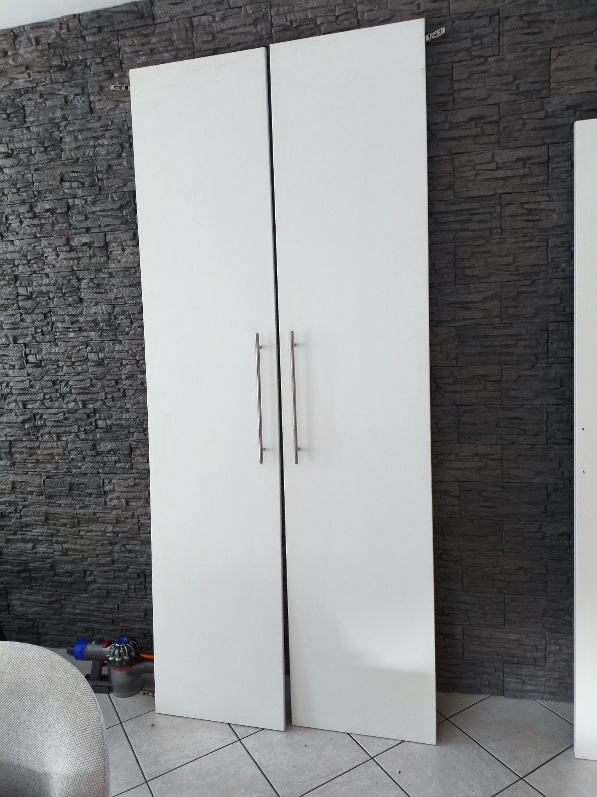 Portes pax Forsand blanche mates Ikea en 50x229cm, Maison & Meubles, Enlèvement