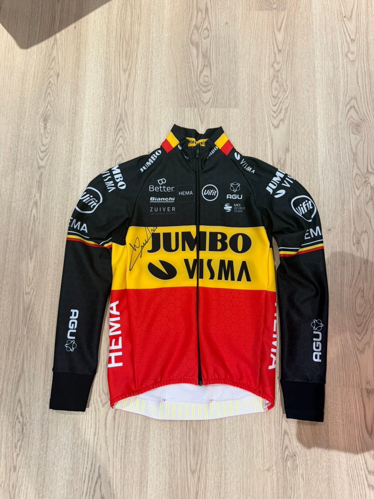 Wielertrui/koerstrui Wout Van Aert, Ophalen of Verzenden, Zo goed als nieuw