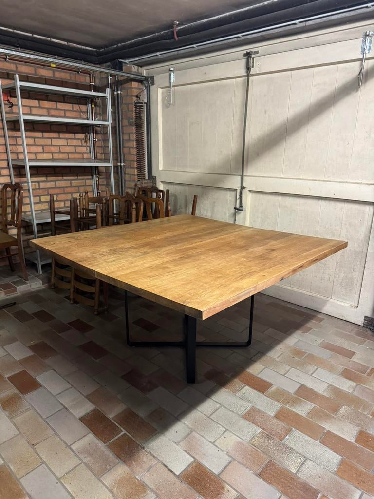 Eiken eettafel, Ophalen