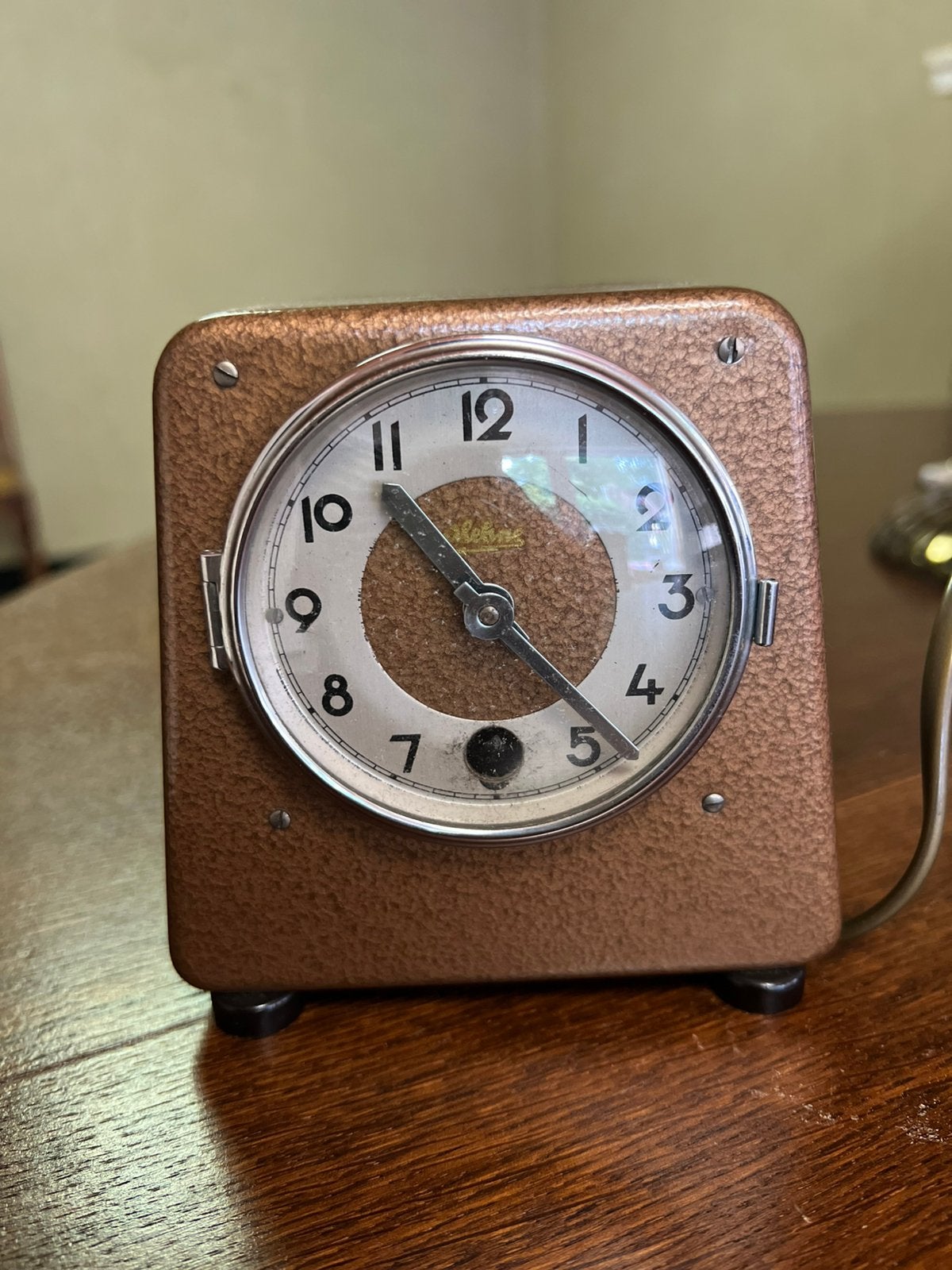 Vintage elektrische wekker jaren 60, Elektronische apparatuur, Wekkers, Ophalen of Verzenden, Gebruikt