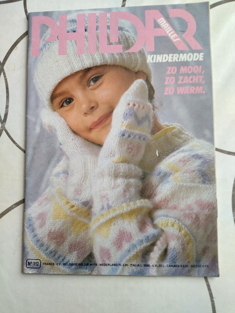 Breiboek Phildar Kindermode, Hobby en Vrije tijd, Breien en Haken, Ophalen