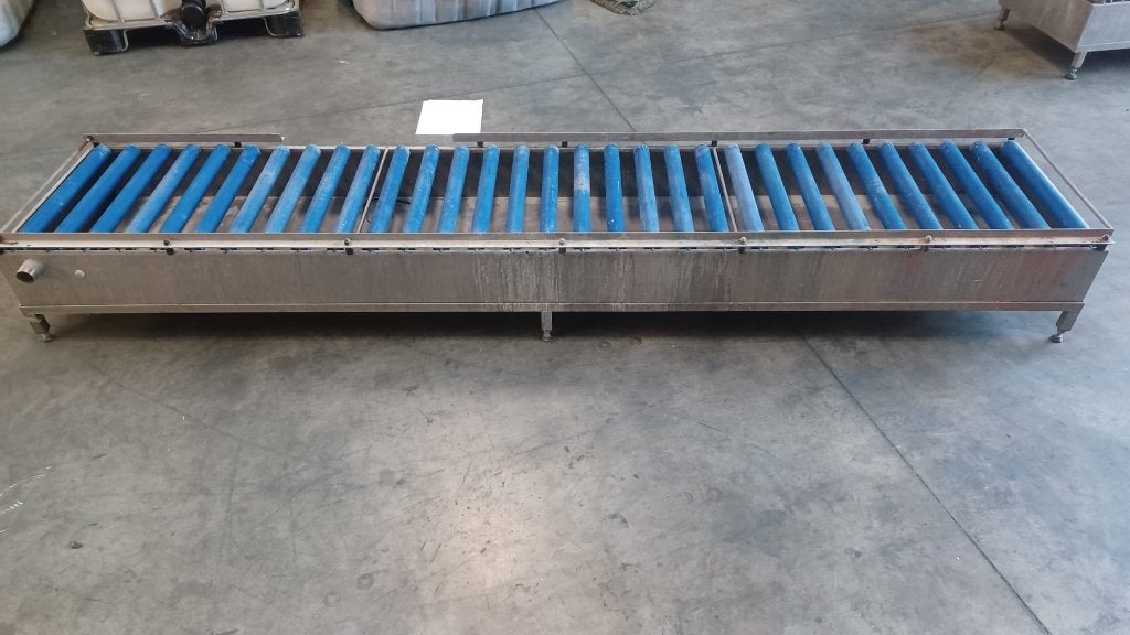 Rollenbanen met opvangbak – 300 cm en 90 cm, Doe-het-zelf en Bouw, Ophalen of Verzenden, Gebruikt