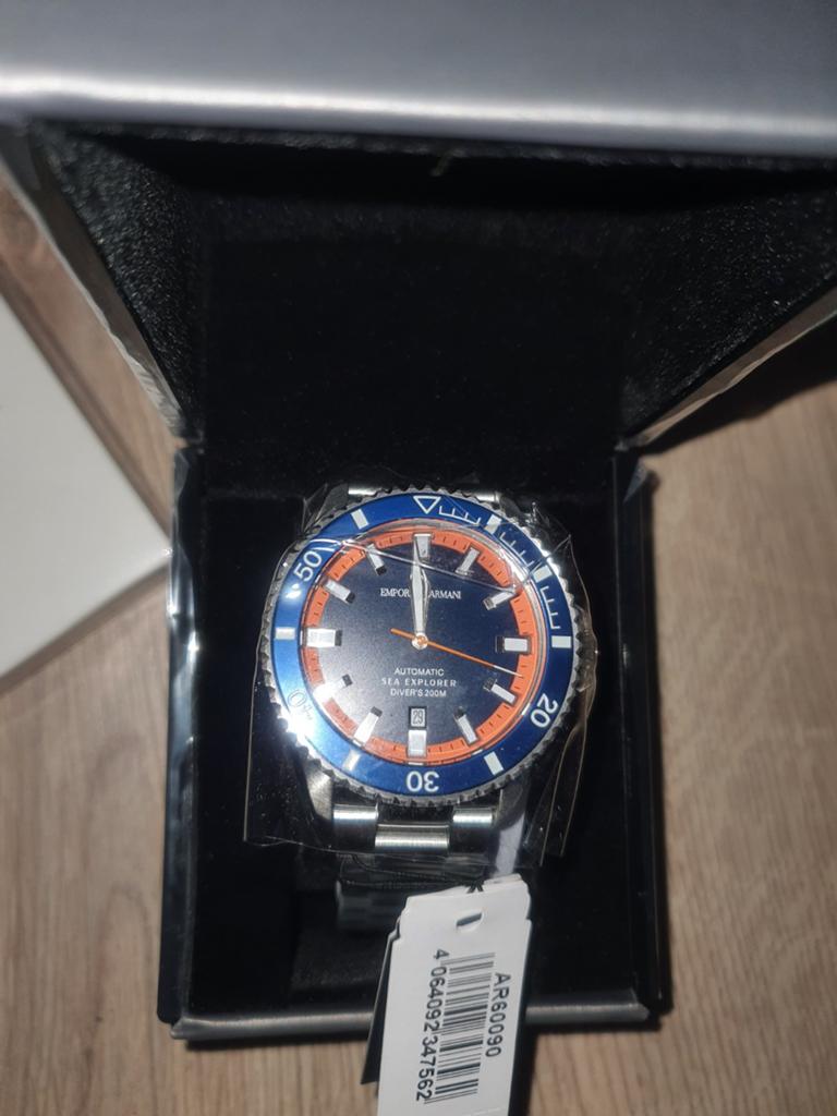 Horloge Armani Nieuw, Handtassen en Accessoires, Horloges | Antiek, Ophalen of Verzenden, Polshorloge, Overige merken, Met ketting