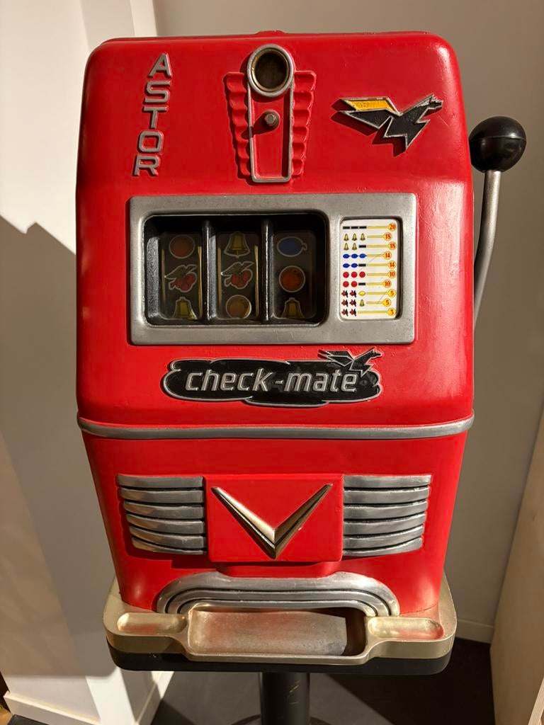 Machine à sous Astor Check-Mate 1950-1960, Enlèvement