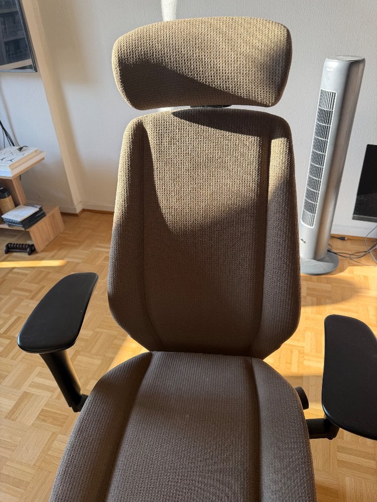 Chaise de bureau, Maison & Meubles, Comme neuf, Brun, Enlèvement, Chaise de bureau