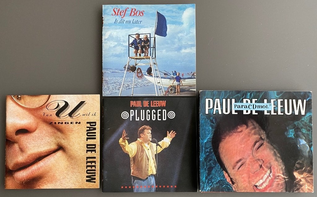 4 CD's Nederlandstalig, Paul De Leeuw en Stef Bos, Ophalen of Verzenden, Gebruikt