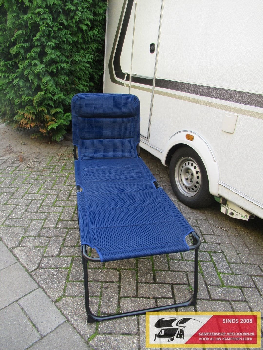 Ligstoel Via Mondo Azul grande nr. 1756, Caravans en Kamperen, -, -, Nieuw, Ophalen of Verzenden