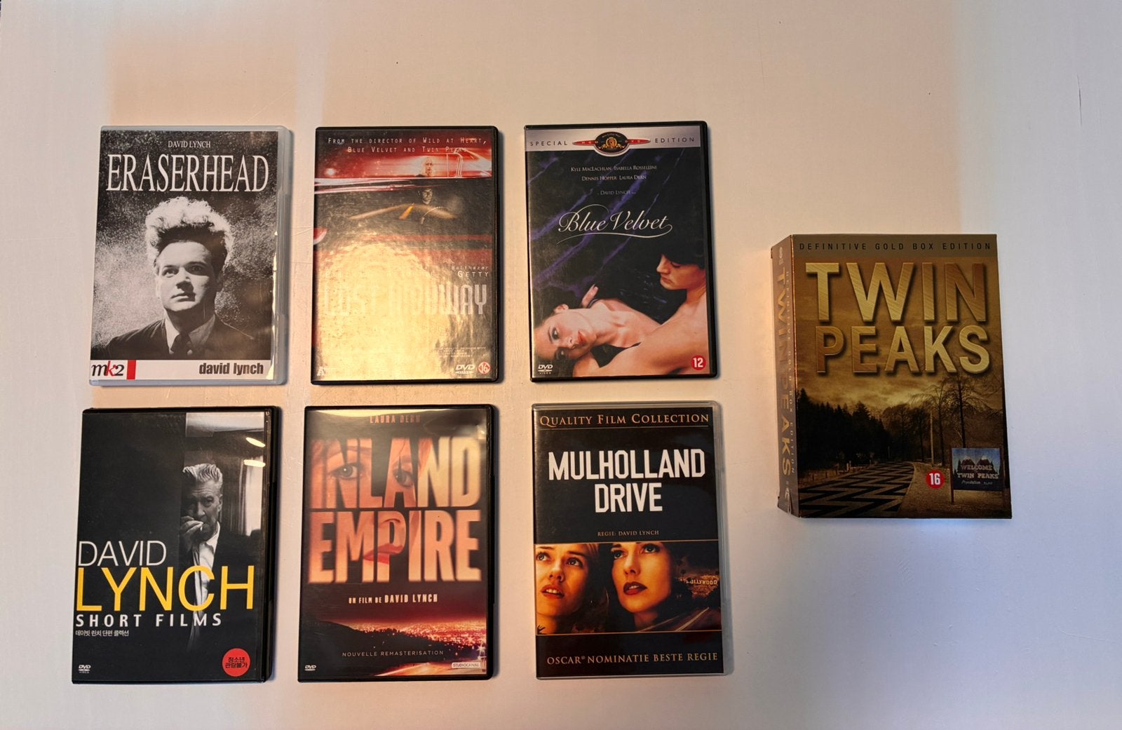 David Lynch DVD pakket, CD & DVD, Cassettes audio, Enlèvement ou Envoi, Comme neuf