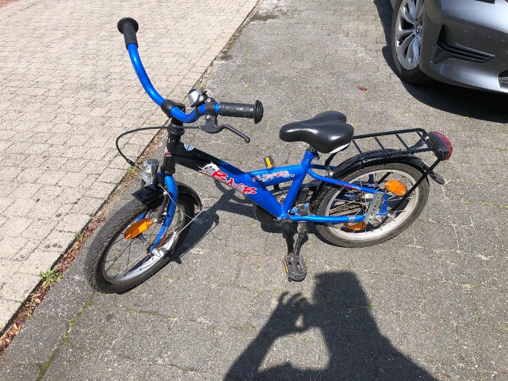 Jongensfiets maat 16 inch, Frein à rétropédalage, Enlèvement, Utilisé, Frein à main