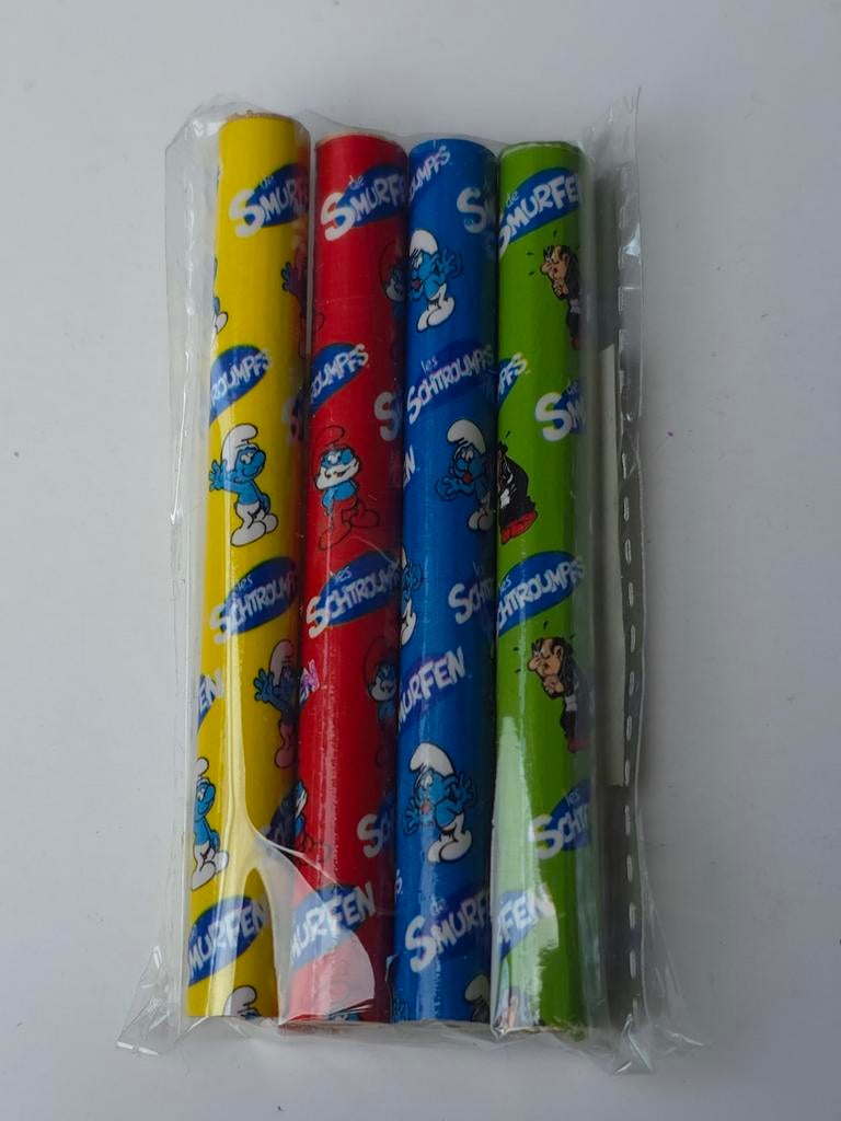 Set de mini crayons Schtroumpf, Verzamelen, Smurfen, Verzenden, Nieuw, Verschillende Smurfen, Overige typen