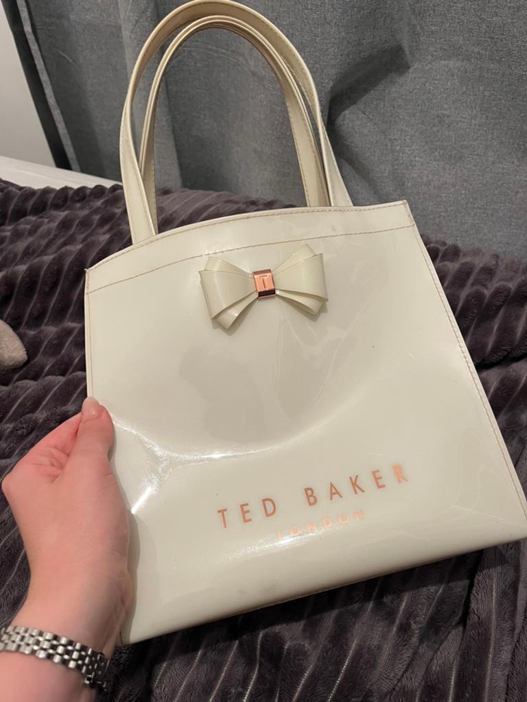 Ted Baker designertas beige, Handtassen en Accessoires, Tassen | Damestassen, Ophalen, Gebruikt, Beige, Handtas