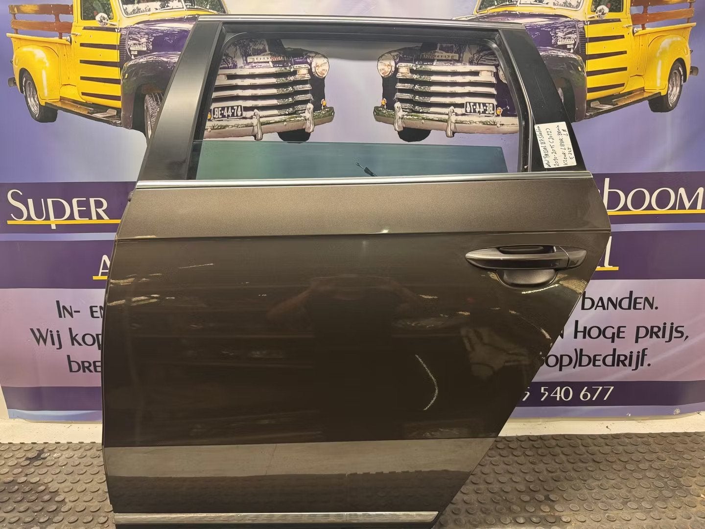 Passat b7 achterdeur links LB8R, Arrière, Info@fabrikant.eu, Fabrikant BV, Utilisé