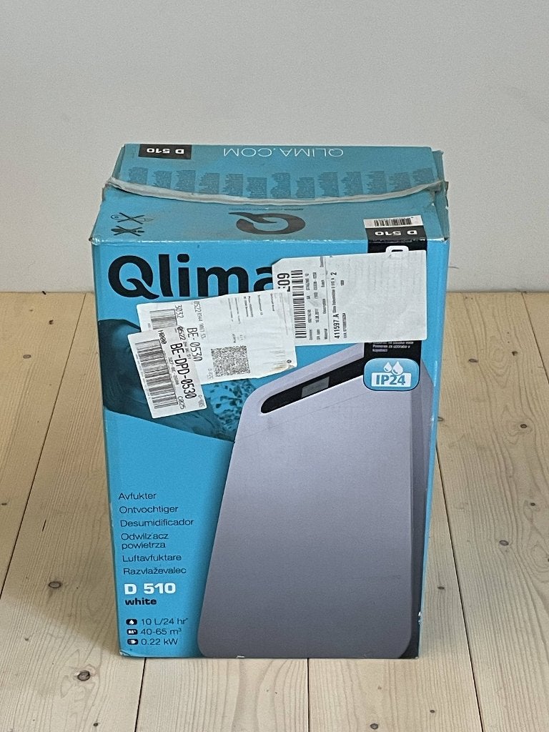 Luchtontvochtiger Qlima D510, Elektronische apparatuur, Ophalen, Zo goed als nieuw, Luchtontvochter