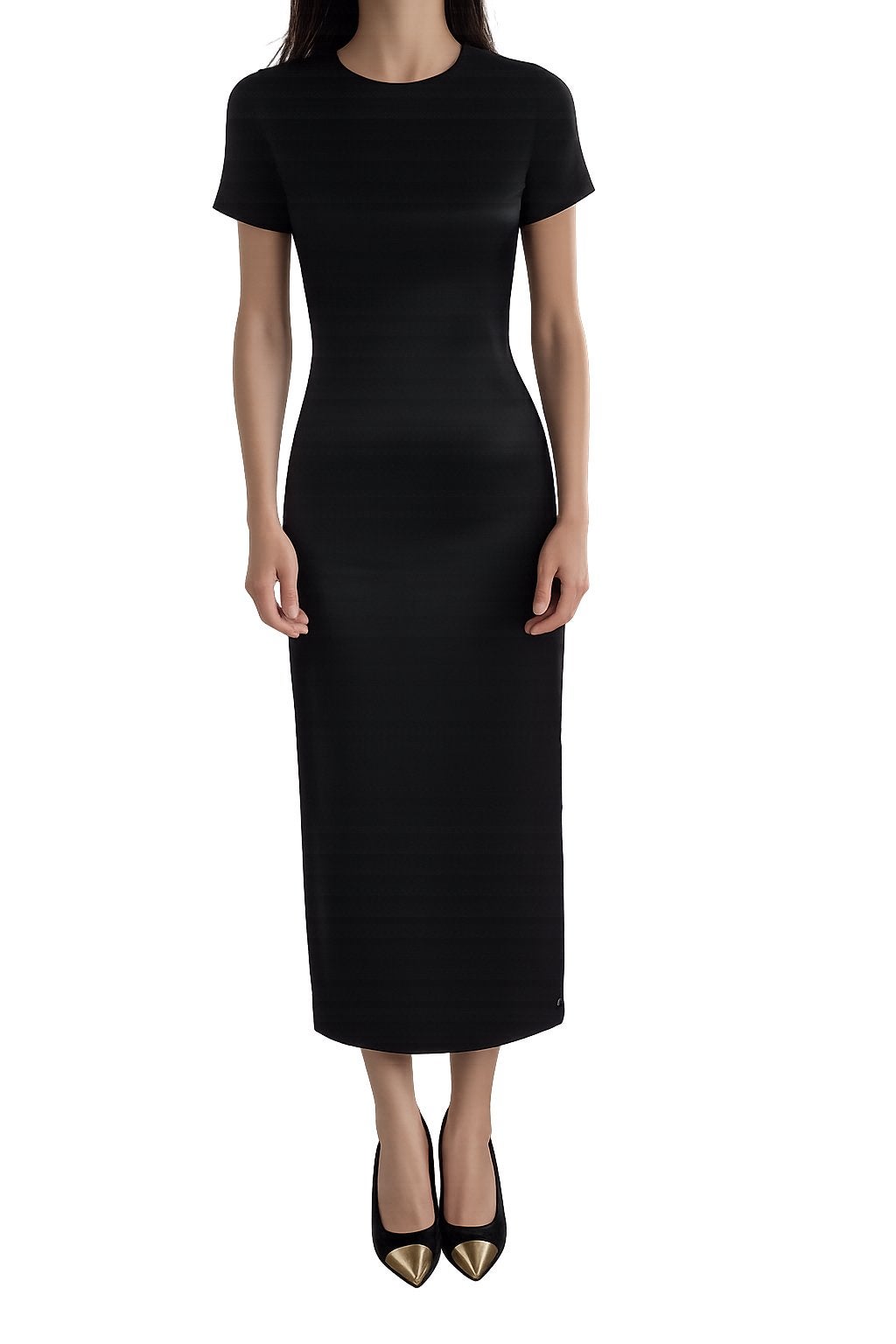 Elegante zwarte satijnen jurk- ZARA, Kleding | Dames, Ophalen, Zo goed als nieuw, Maat 34 (XS) of kleiner