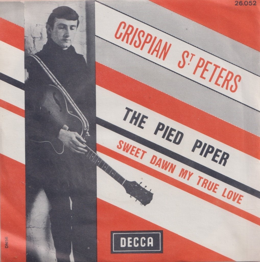 Crispian St. Peters – The Piep Piper / Sweet dawn my true lo, Gebruikt, 7 inch, Single, Ophalen of Verzenden