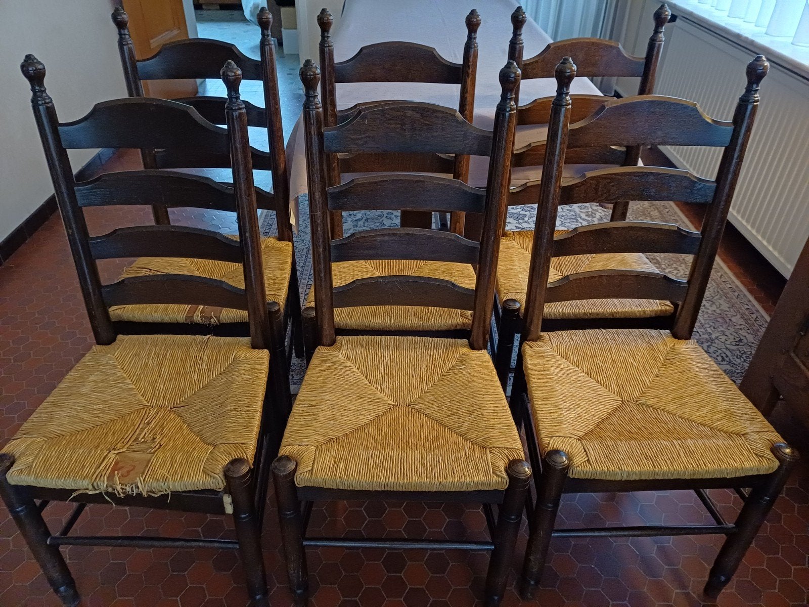 Stoelen retro 6 stuks, Ophalen