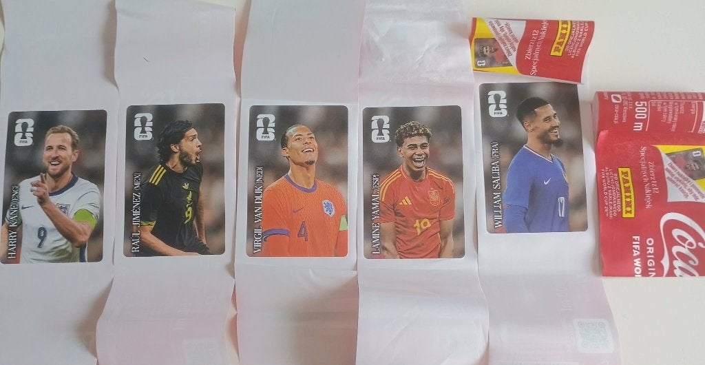 Voetballers WK 2026  Panini Coca Cola uitgave, Verzamelen, Verzenden, Nieuw