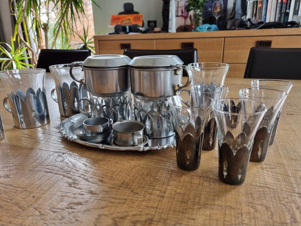 Durobor koffieset theeglazen en advocaatglaasjes, Tickets & Billets