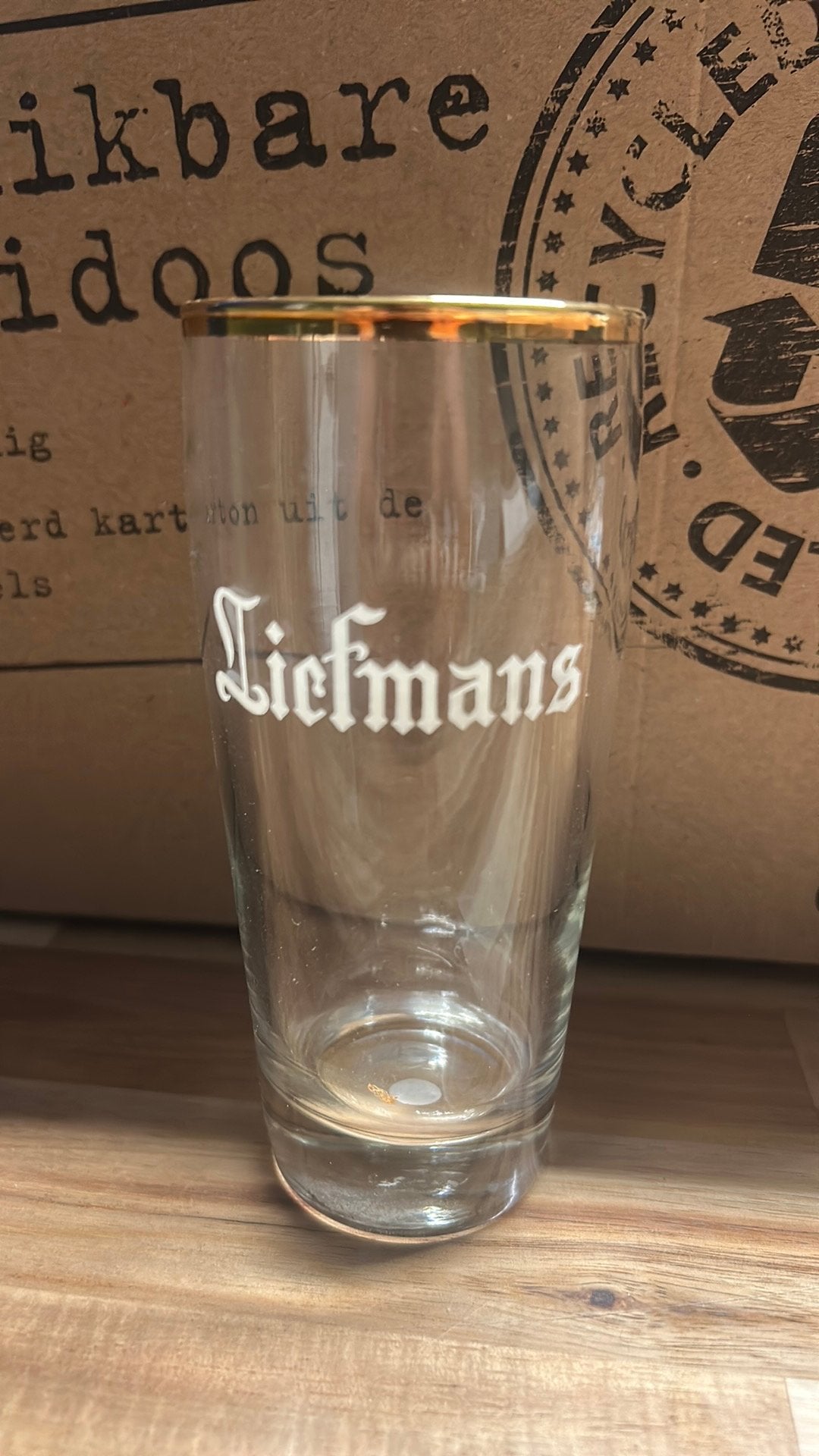 Verre a bière liefmans vintage, Collections, Enlèvement ou Envoi, Comme neuf