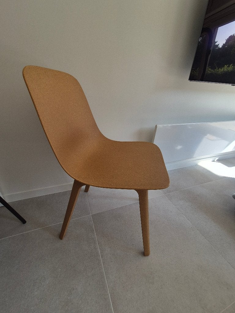 Stoel Ikea Odger bruin, Ophalen, Kunststof, Gebruikt, Bruin