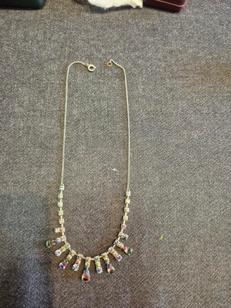Leuke oud ketting, vermoed zilver, Ophalen, Zilver, Zilver