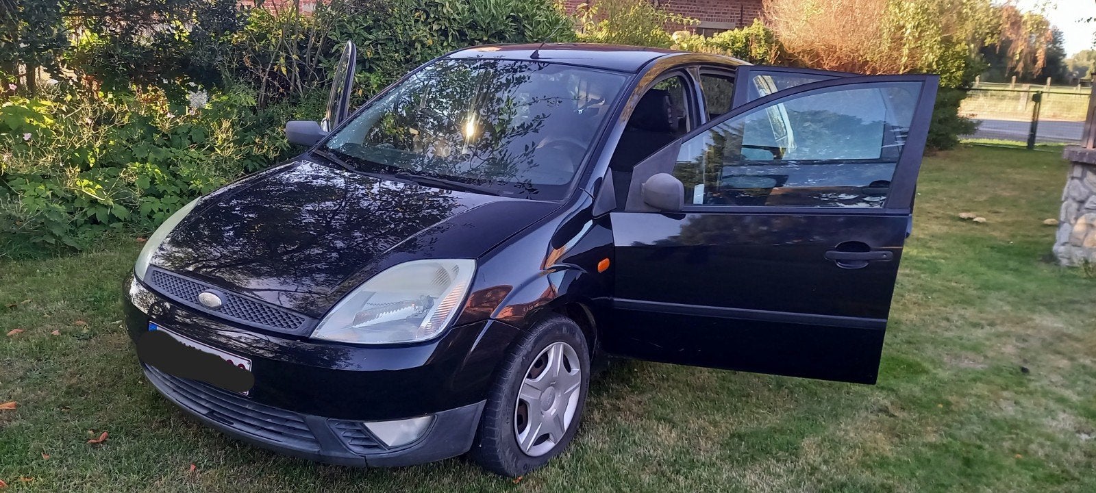 ford fiesta 1,4 tdci diesel, Auto's, Zwart, Diesel, Particulier, Fiësta