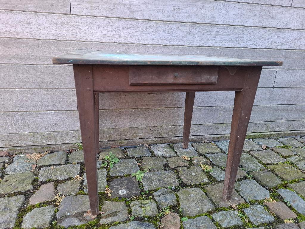 Antiek tafeltje, Ophalen