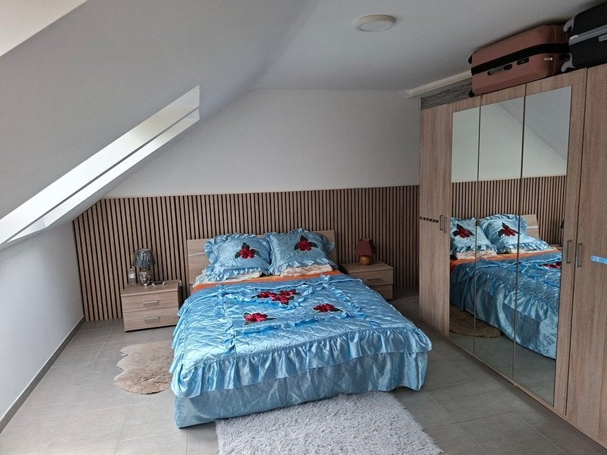Tweepersoonsbed 160*200 compleet met nachtkastjes, Huis en Inrichting, Slaapkamer | Bedden, Gebruikt, Tweepersoons, 160 cm, 200 cm
