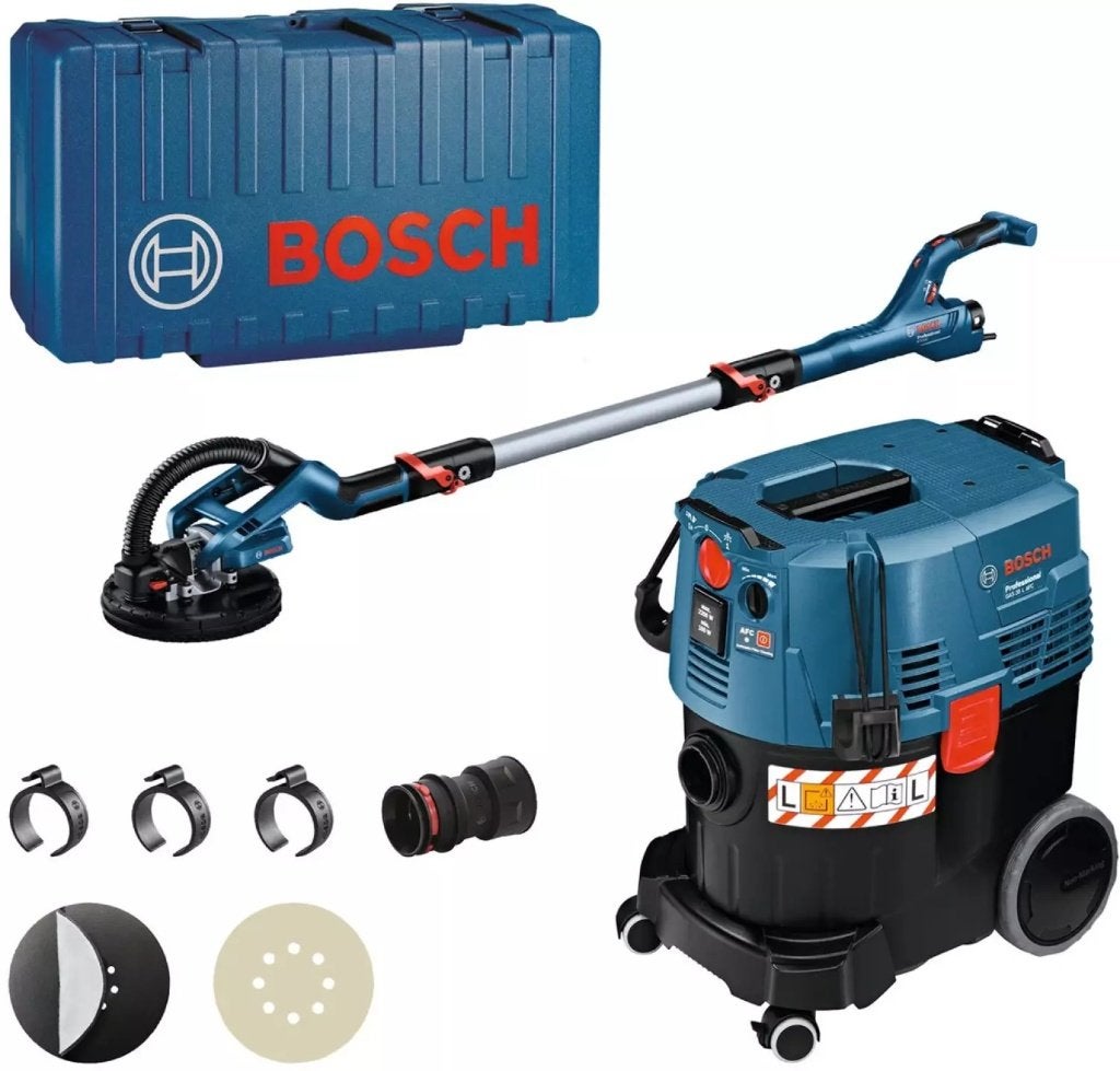 Bosch GTR 55-225 + Aspirateur de chantier GAS 35 L AFC, Bricolage & Construction, Matériel de nettoyage, Enlèvement, Neuf, Autres types