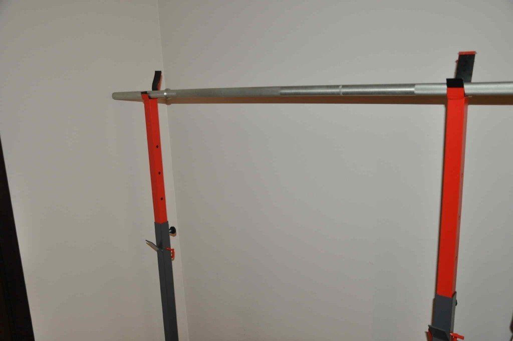 Halterrek (2 stuks) + halterstang, Sport en Fitness, Ophalen