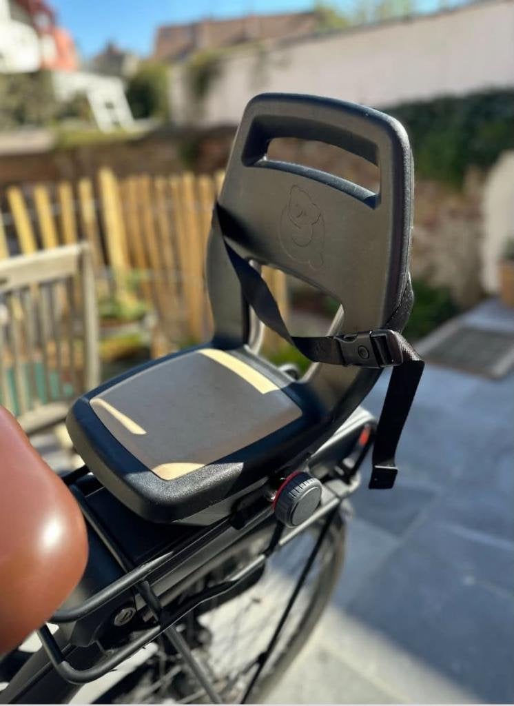 Kwalitatief kinderzitje 'Qibbel' in goede staat, Fietsen en Brommers, Ophalen, Achterzitje, Qibbel, Gebruikt