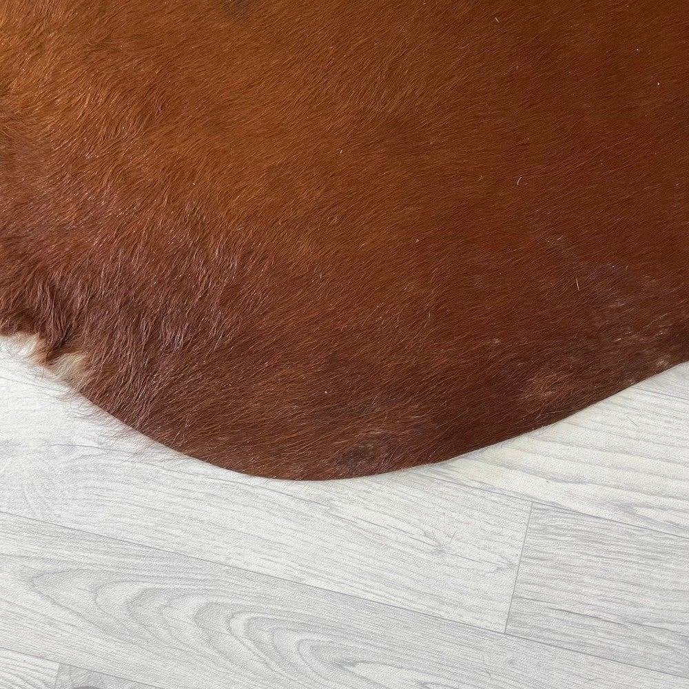 Koeienhuid bruin wit Hereford 225x180cm | Lederstore, Meerkleurig, Wandkleed, Nieuw, Ophalen of Verzenden