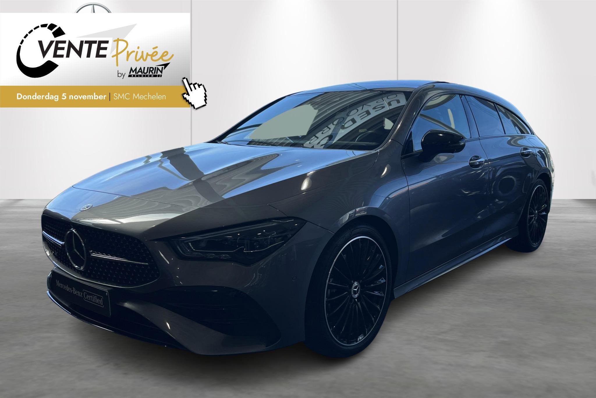 Mercedes-Benz CLA-Klasse Shooting Brake CLA 200 AMG Line, Noir, 5 places, Automatique, 1600 kg