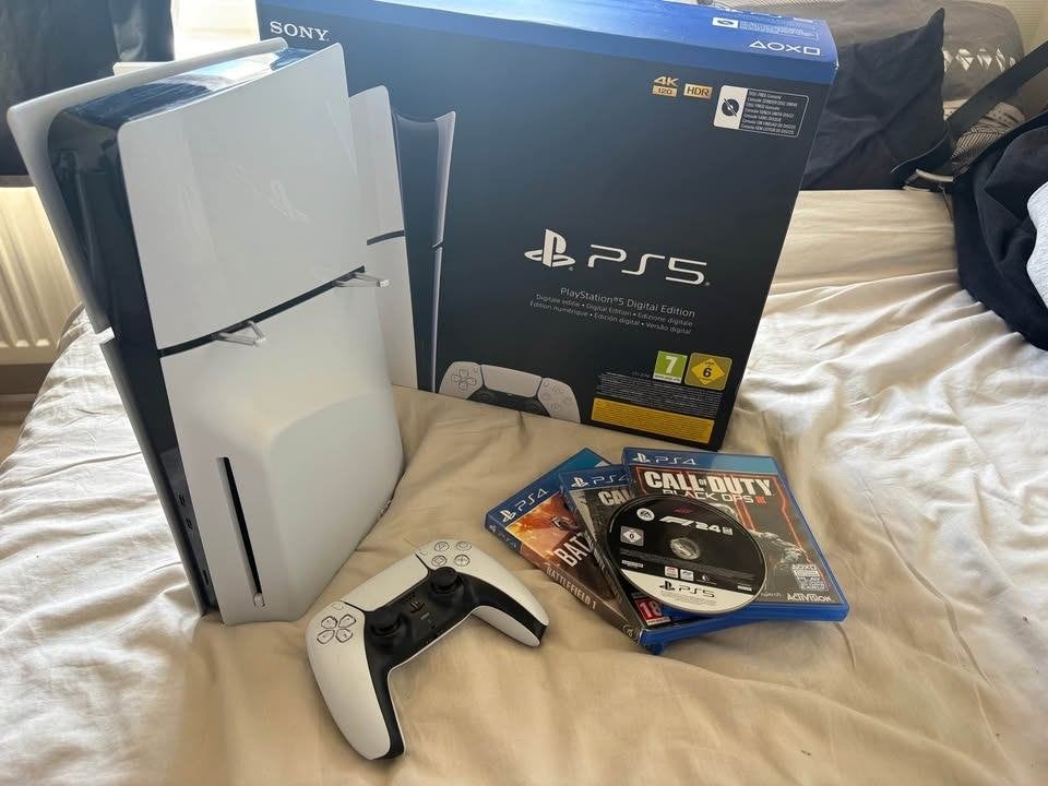 Ps5 Slim + Lecteur + Jeux, Games en Spelcomputers, Ophalen, Zo goed als nieuw, Playstation 5