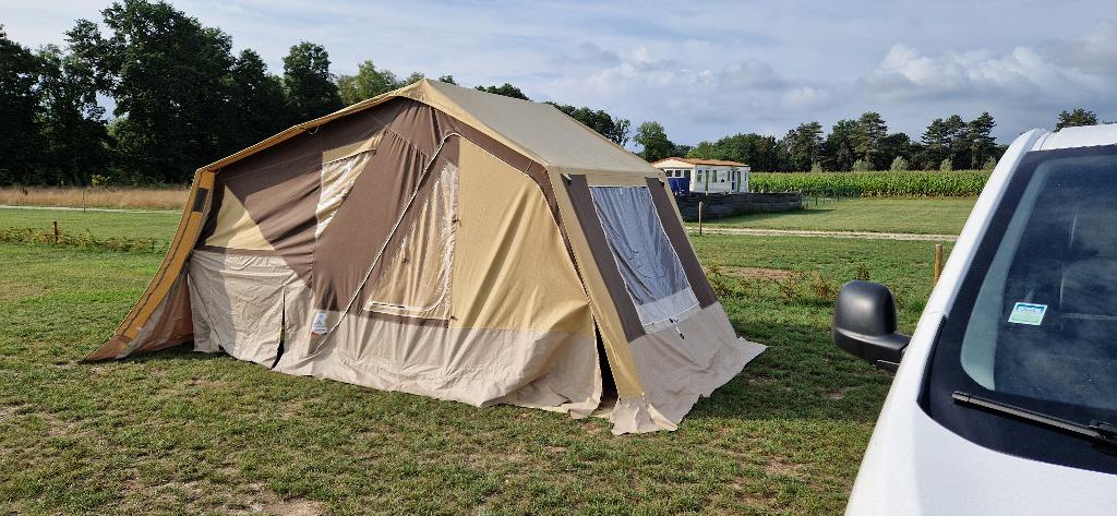 Vouwagen Raclet, Caravans en Kamperen, Vouwwagens, Raclet, tot en met 4, Beige, Ophalen