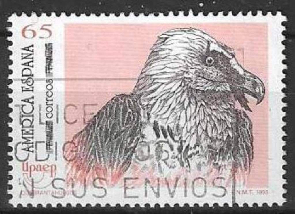 Espagne 1993 - Yvert 2862 - Lammergier (ST), Envoi, Affranchi