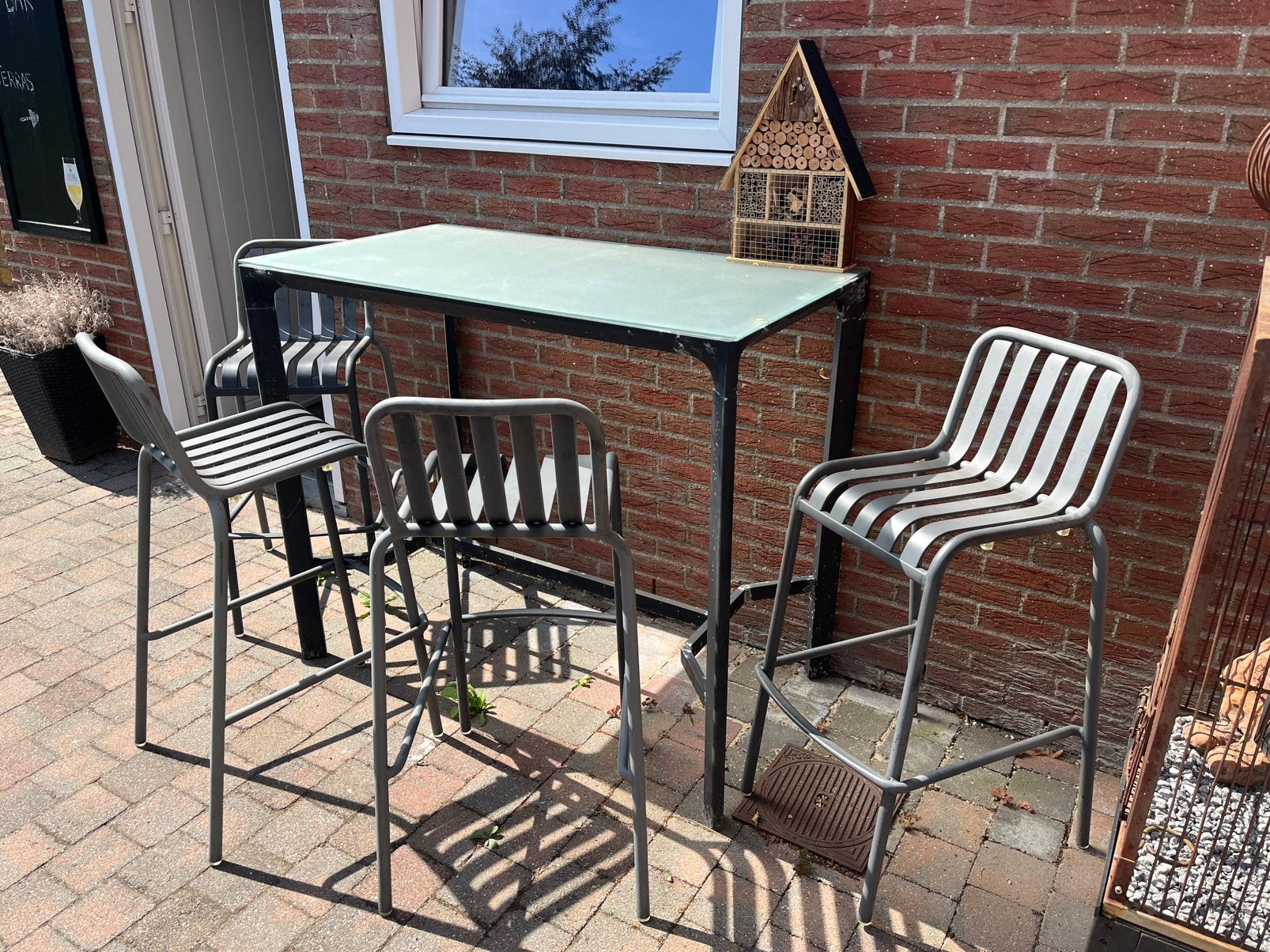 Complete Barset, Salons de jardin, Aluminium, Utilisé, Enlèvement