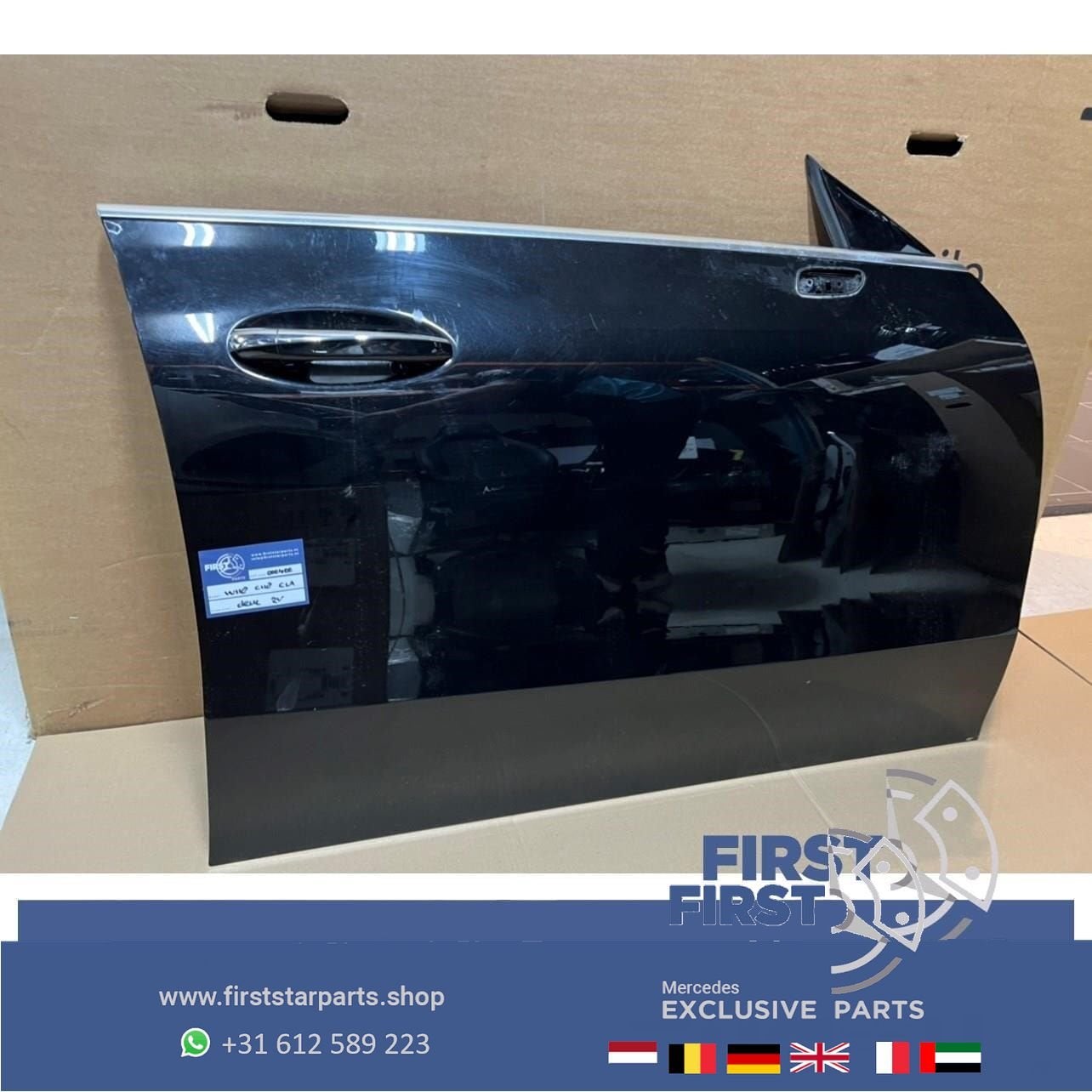 W118 C118 X118 CLA DEUR PORTIER ZWART COMPLEET RECHTSVOOR Me, Auto-onderdelen, Gebruikt, -, Deur, Ophalen of Verzenden