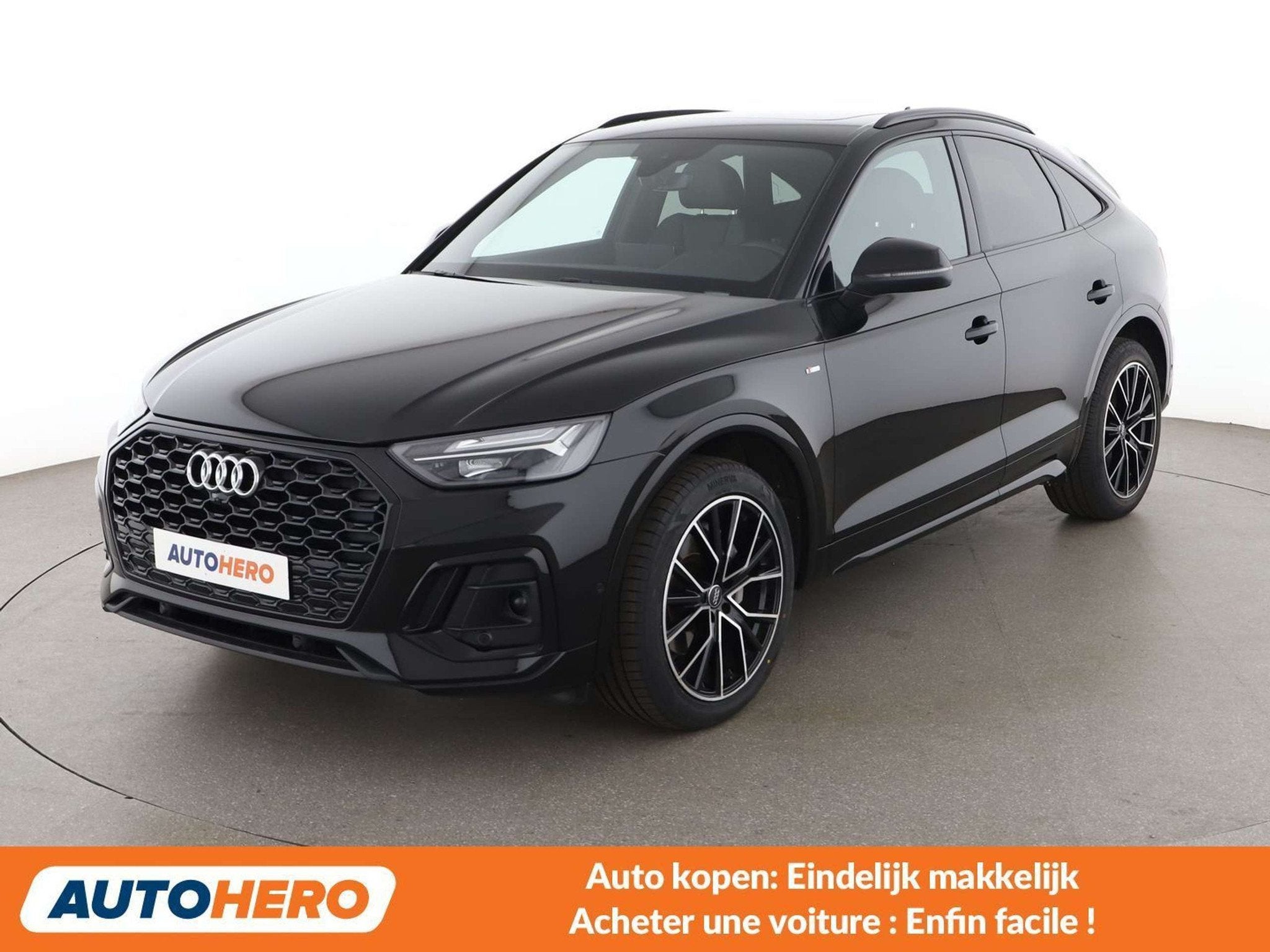 Audi Q5 35 TDI Mild-Hybrid S line (bj 2023, automaat), Auto's, Gebruikt, Q5, Zwart, 120 kW