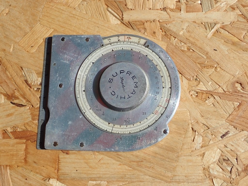 Règle à calcul circulaire. Vintage., Enlèvement ou Envoi